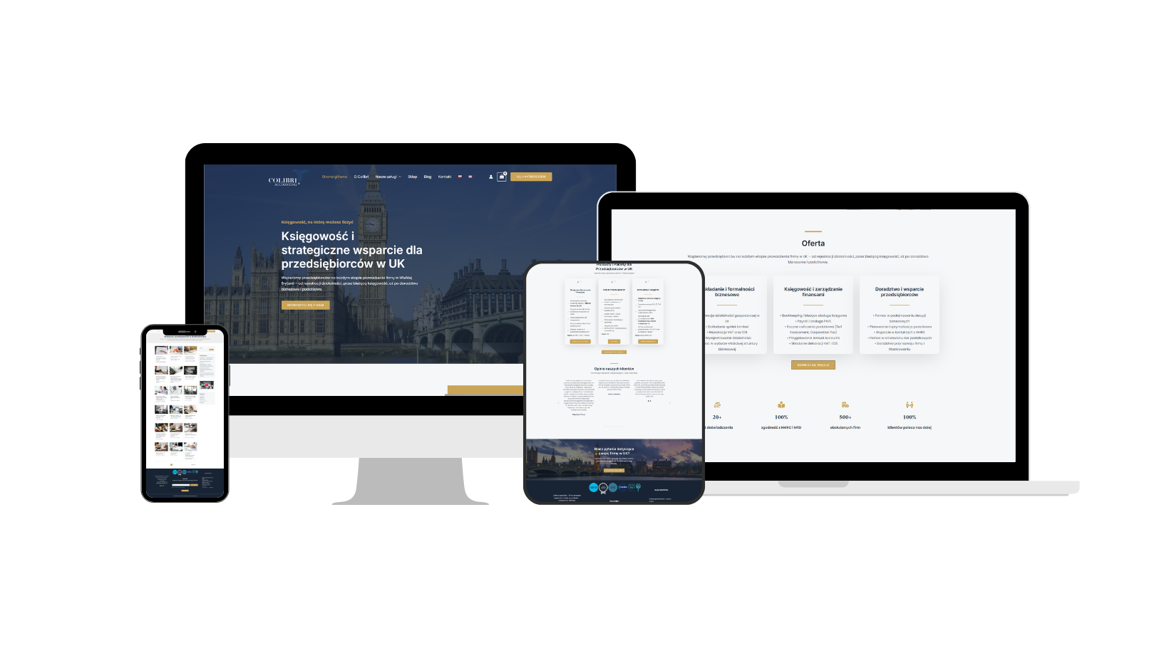 Strona WordPress colibriaccounting.co.uk