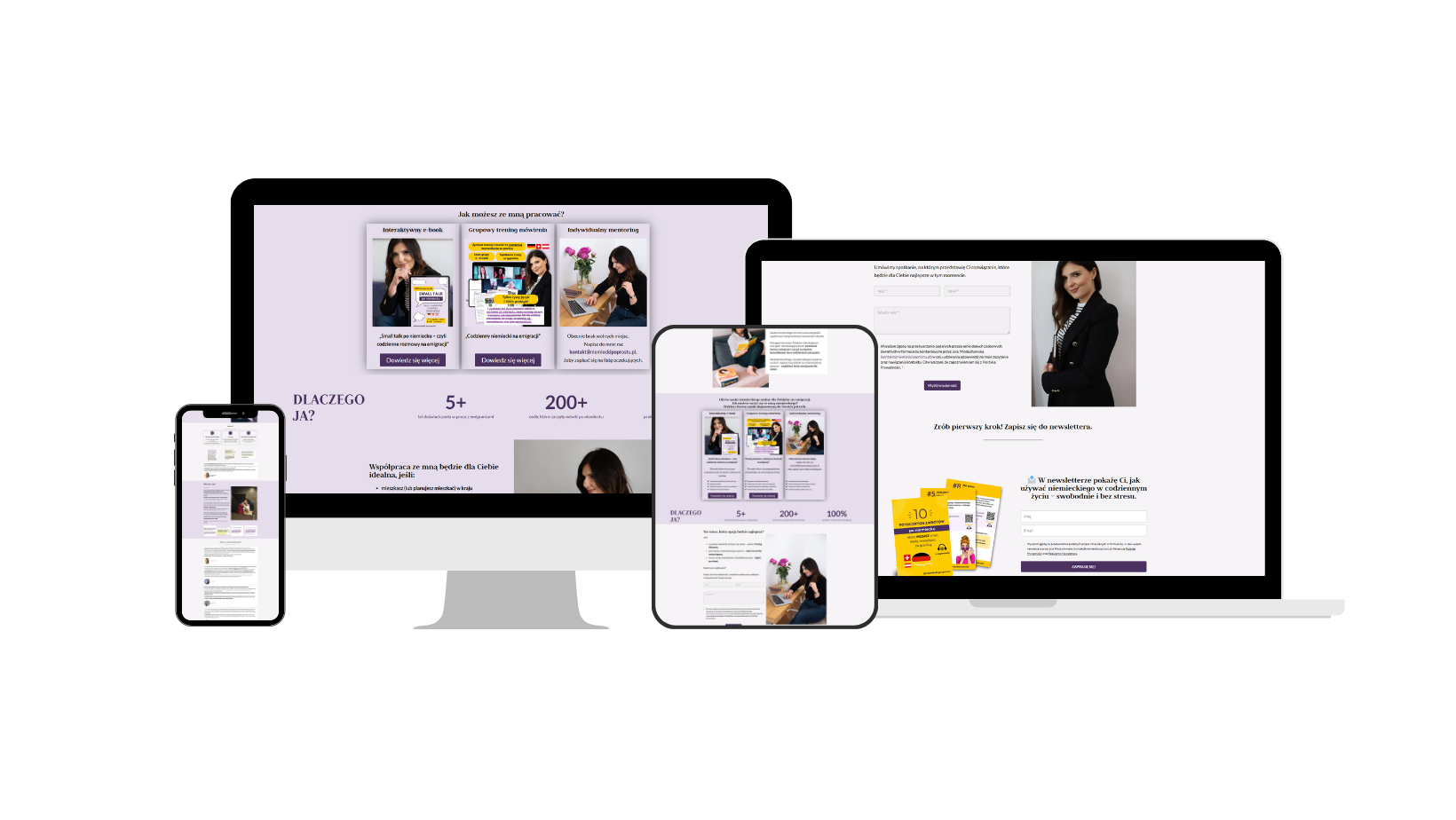 Strona WordPress niemieckipoprostu.pl