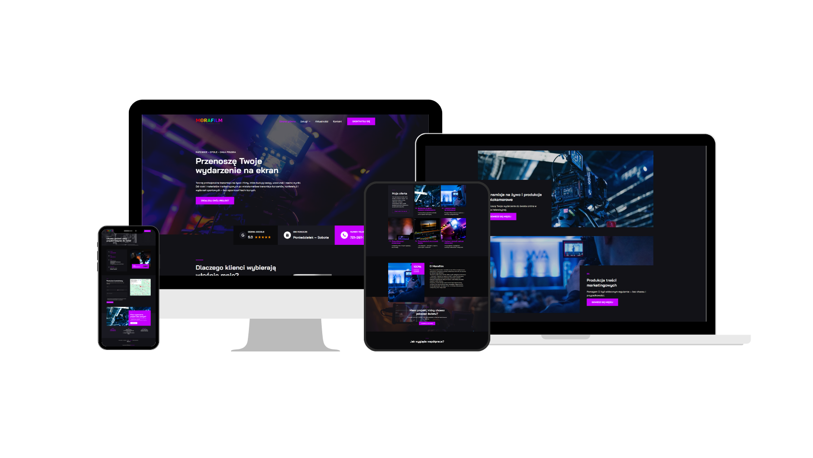 Strona WordPress morafilm.pl